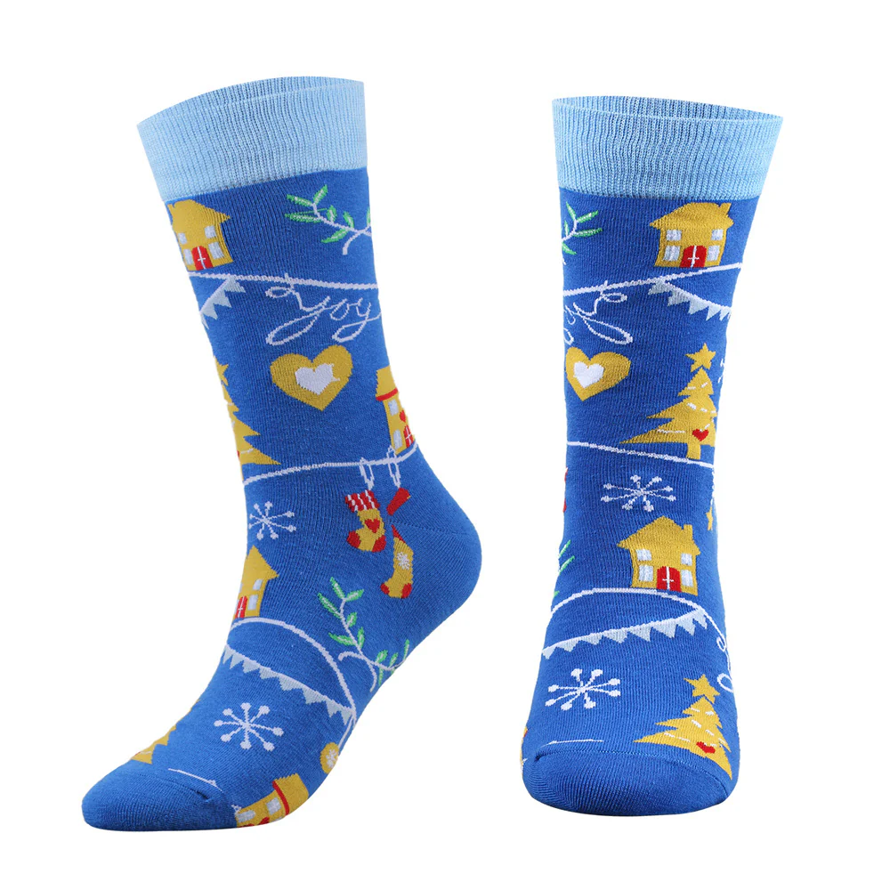 5 Pack Crew Socks for Christmas - Image 9