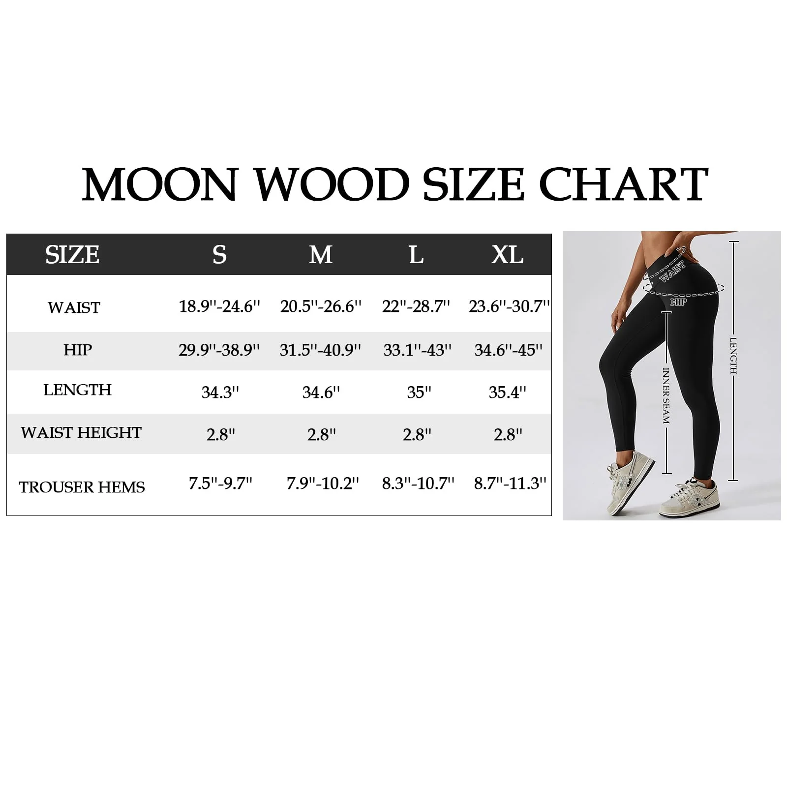 Butt Lifting V Waist Cut Leggings - Black - Image 7