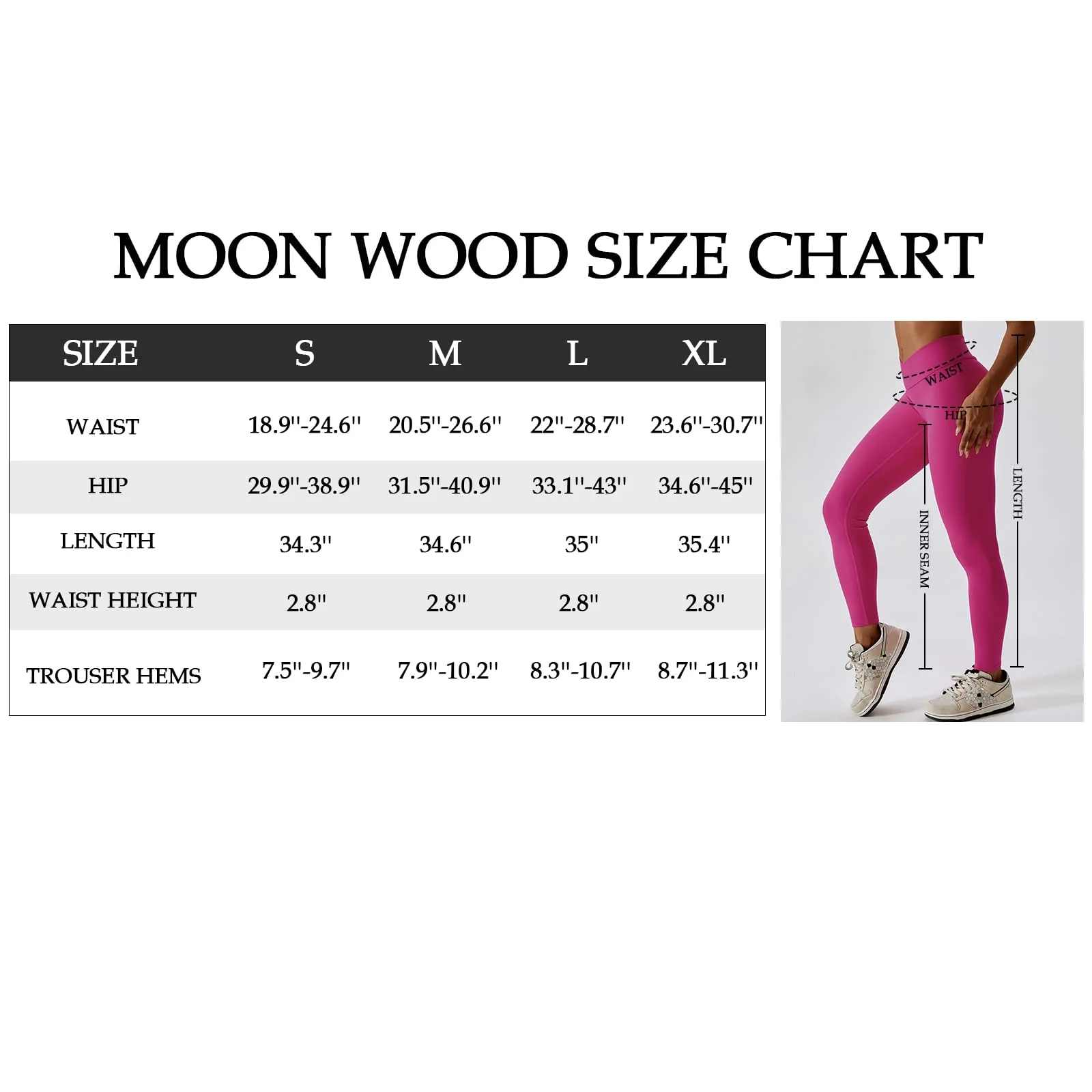 Butt Lifting V Waist Cut Leggings - Magenta - Image 7