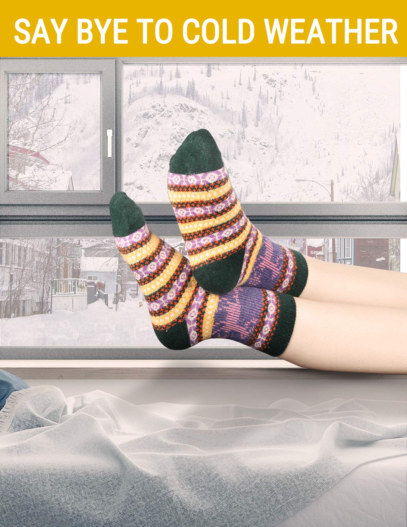 Crew Socks Christmas Soft Socks Gifts - Image 3