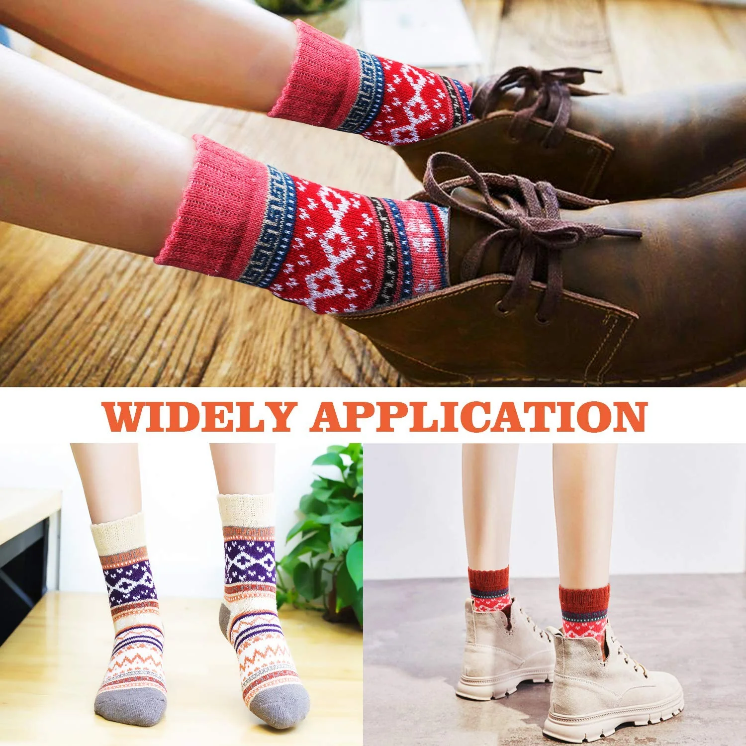 Crew Socks Women Christmas Sock - Image 5