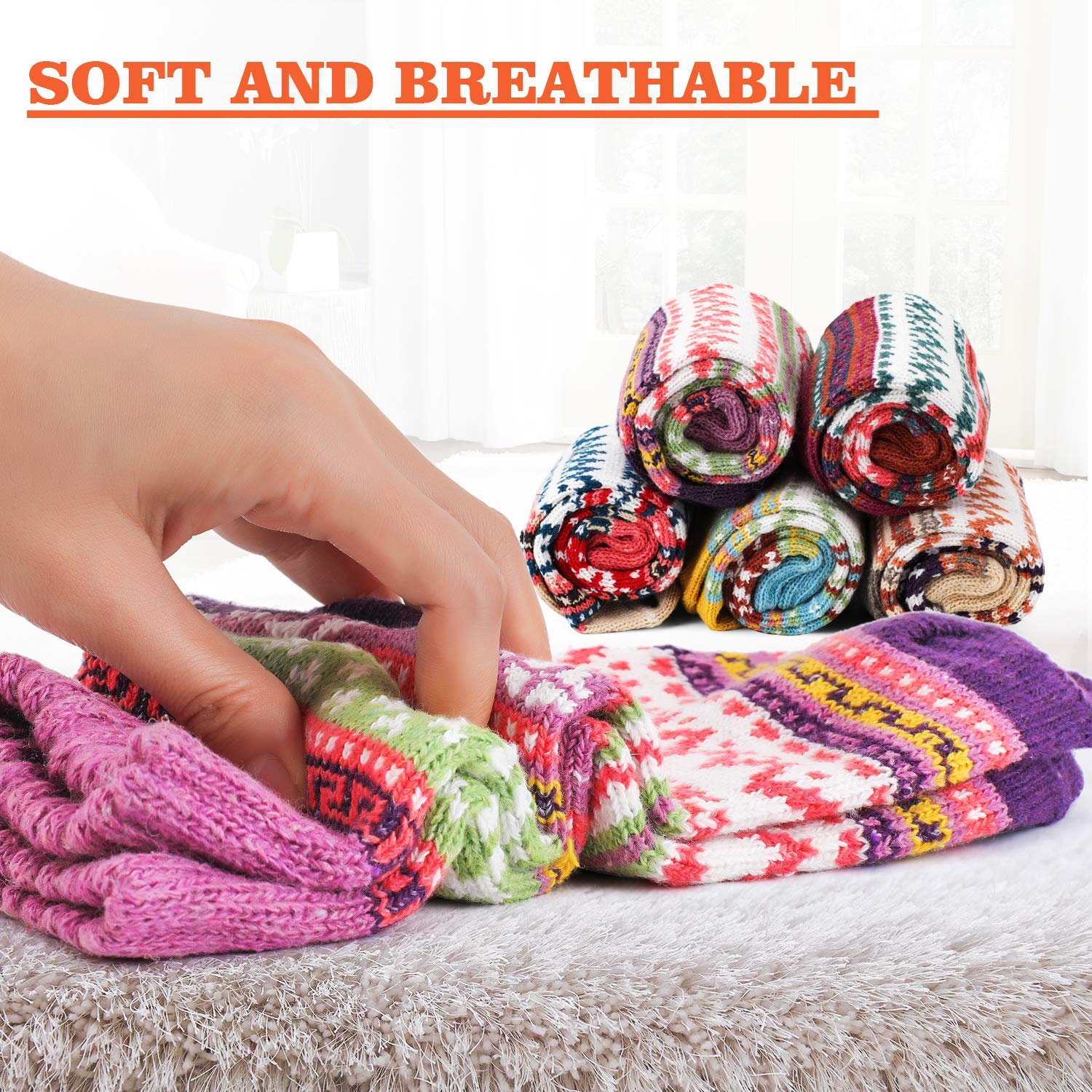 Crew Socks Women Christmas Sock - Image 7