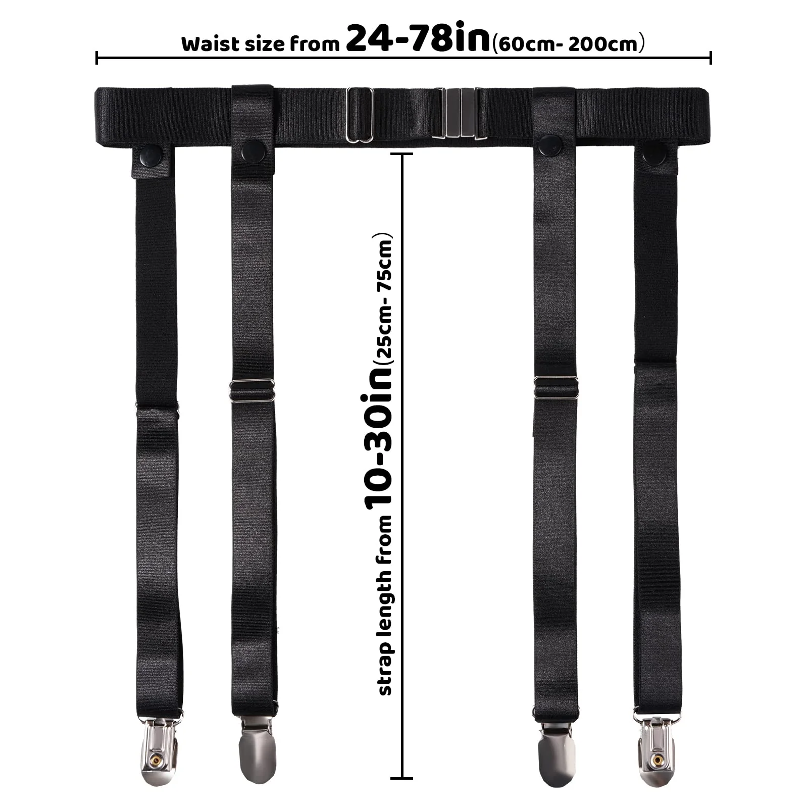 Plus Size Adjustable High Elastic Garter Belt - Image 5