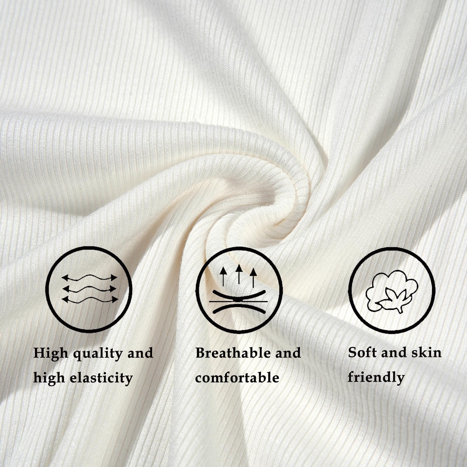 Plus Size Bodysuit Crew Neck Long Sleeve-White - Image 5