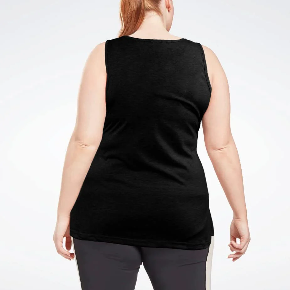 Plus Size Tank Tops for Women Summer Sleeveless T-Shirts Loose-Black - Image 3