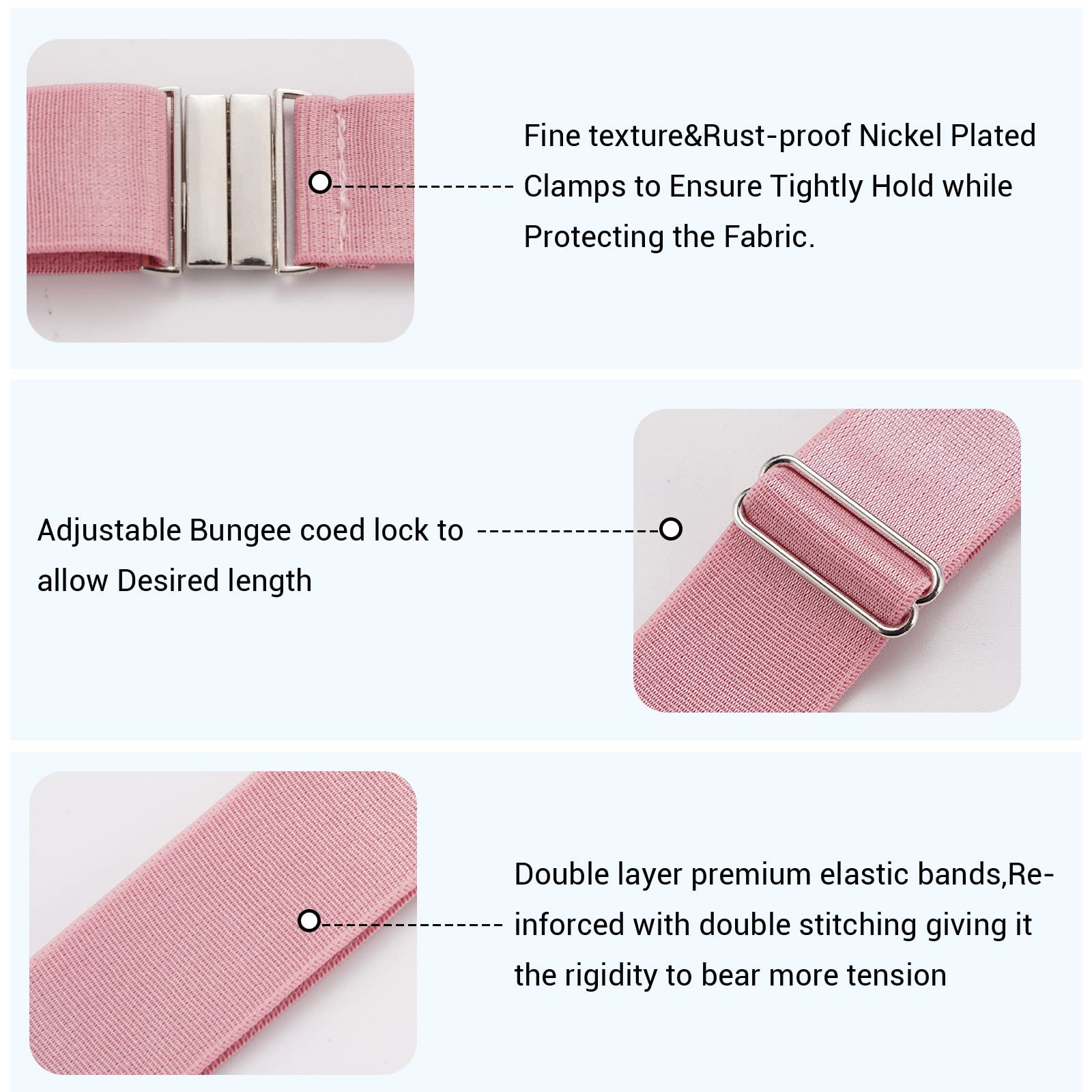 Plus Size Thigh Garter Belt-Pink - Image 4