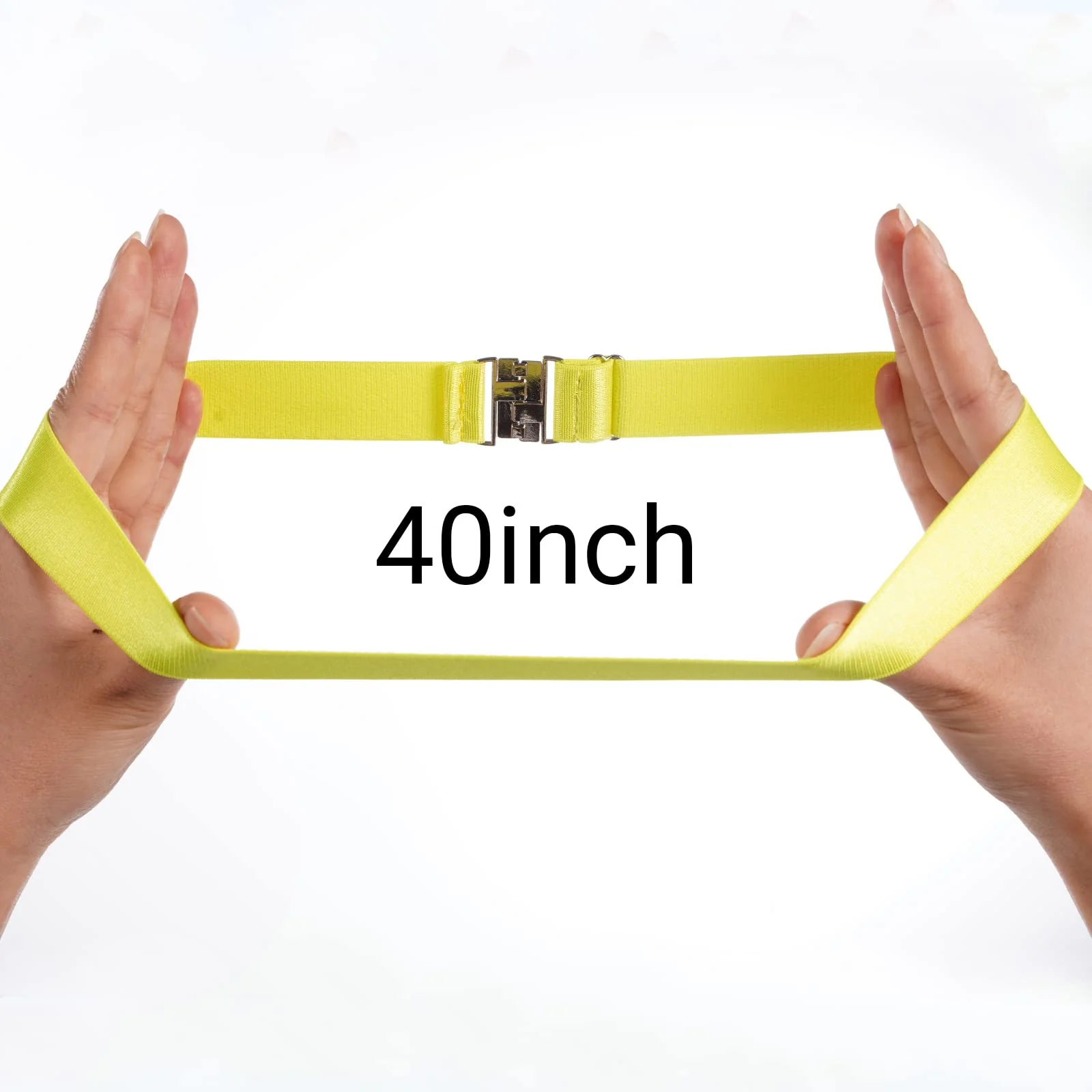 Plus Size Thigh Garter Belt-Yellow - Image 3