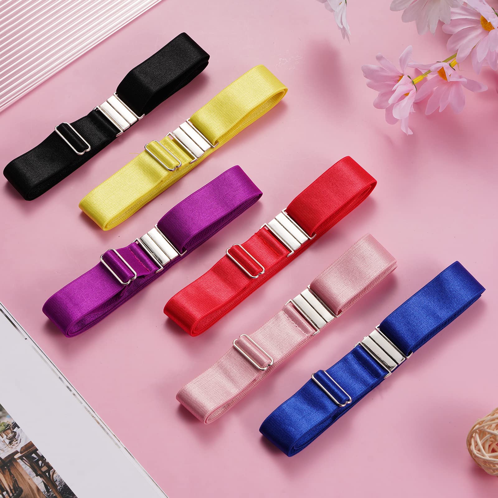 Plus Size Thigh Garter Belt-Yellow - Image 6