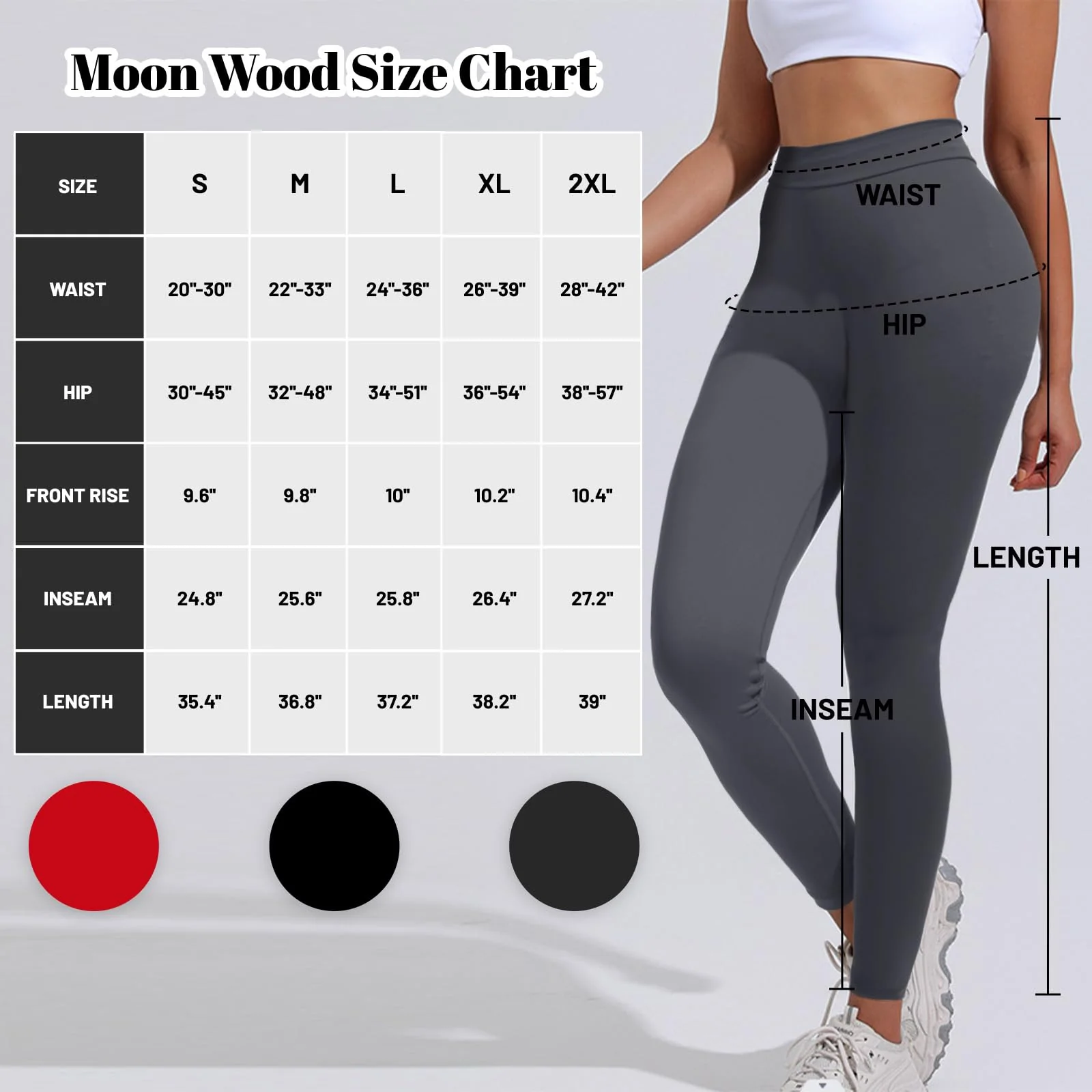 V Back Scrunch Leggings Soft Butt Lifting - Grey - Image 7